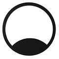 Fantasia Fantasia Orso dimbare LED ringlamp voor wand of plafond, zwart, 15W 3000K 880 lumen, Ø280mm