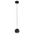 Fantasia TRITON pendant lamp with round steel ball shade in white, GU10 fitting, bulb not included