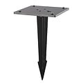 Fantasia Neres terraslamp paal 23,5 cm, zwart metaal, 9W LED SMD 1100 lumen, 3000K warm wit, IP65 waterdicht, energieklasse F