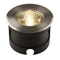 Fantasia Furi grondspot 15W COB LED, 1200 lumen, 3000K warm wit licht, IP67 waterdicht, diameter 180 mm, grijs aluminium, energieklasse F.