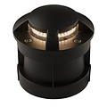 Fantasia Beacon 4 schwarzer Bodenstrahler mit 4 Lichtpunkten, COB LED 5W, 3000K, 400 Lumen, IP67, Durchmesser 130mm