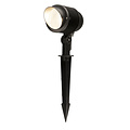 Fantasia SPIKA foco de suelo negro IP67 - foco de pincho LED COB orientable 10W 3000K para camino y arbol