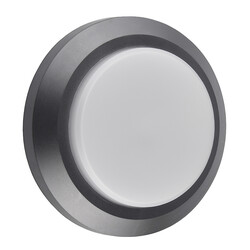 Fantasia NOKI Wandleuchte rund grau IP65 SMD LED 3W