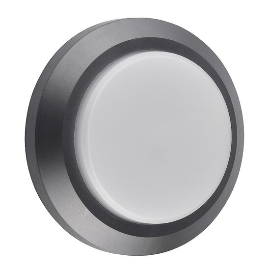 Fantasia NOKI Wandleuchte rund grau IP65 - integrierte SMD LED 3W 275lm 3000K fuer aussen