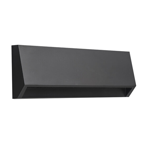 Fantasia KITO wall light black, SMD LED 3.8W, 490 lumens, 3000K warm white, IP65 outdoor