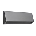 Fantasia KITO aplique gris de exterior, LED SMD integrado 3,8W, 490 lúmenes, 3000K, IP65, 220 x 80 x 36 mm
