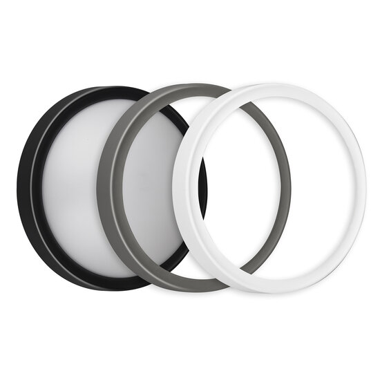 Fantasia Milo applique murale extérieure ronde, IP65, LED SMD 8W 840 lumens, 3000K blanc chaud, Ø213 mm