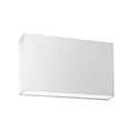 Fantasia Spectra ABS buitenwandlamp IP65, down-light, 700 lumen, 6,6W, 3000K warm wit, 200x125x39mm