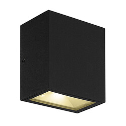 Fantasia MILOS applique murale noire LED COB IP65 920lm