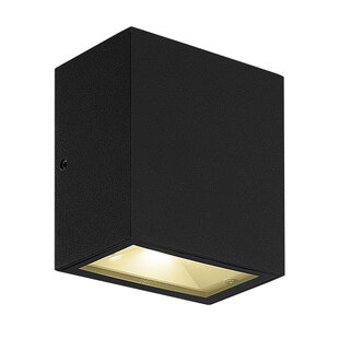 Fantasia MILOS Wandleuchte schwarz COB LED IP65 920lm