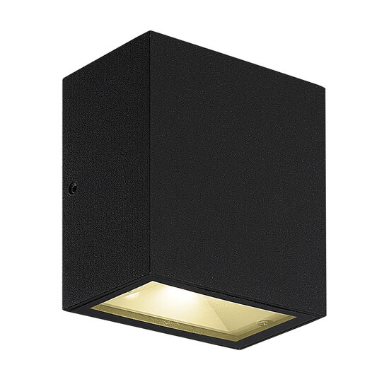 Fantasia MILOS Wandleuchte schwarz, 2x4,5W COB LED, 920 Lumen, 3000 Kelvin, IP65