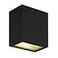 Fantasia MILOS aplique de pared negro, 2x4,5W LED COB, 920 lúmenes, 3000 kelvin, IP65