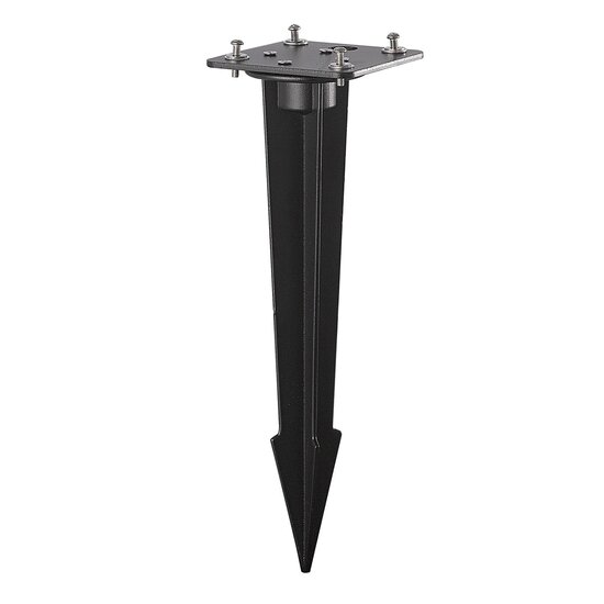Fantasia TUVA 2 tuinpaal zwart, 350mm hoog, 7W COB LED 595 lumen, 3000K warm wit, IP65