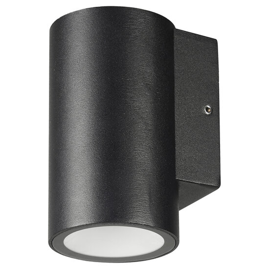 Fantasia TENGU Außenwandleuchte, 1x3W integrierte COB-LED, 3000K warmweiß, IP65, Aluminium, schwarz, 103x58x74mm