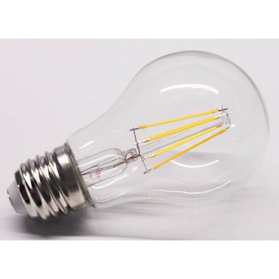 Fantasia E27 LED filament bulb A60, 8W, clear glass, 2700K warm white light, dimmable