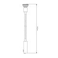 Fantasia Aplique de pared Fantasia Rune Flex en bronce con brazo flexible, casquillo GU10 y bombilla regulable de 5W incluida, 665 mm de alto