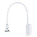 Fantasia Aplique Rune Flex en bronce con brazo flexible, casquillo GU10 y LED regulable de 5W incluida (380 lúmenes, 2700K), 665 mm de alto