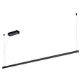 Fantasia Fantasia GURI LED lijnhanglamp zwart, 240 cm, 52W, 1902 lumen, 3000K warm wit, dimbaar, aluminium, IP20