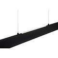 Fantasia Fantasia ALYN LED pendant lamp 38W 3000K warm white, 3420 lumen, black metal, 120 cm length, dimmable, light up and down