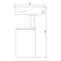 Fantasia Fantasia Nysit surface-mounted track white, single-phase rail for GU10 spots of your choice, 220V