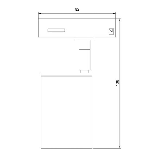 Fantasia Fantasia Nysit opbouwrail wit, monofasige spanningsrail voor GU10 spots naar keuze, 220V