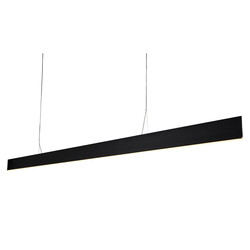 Fantasia Pure suspension LED noire, 250 cm, 42 watts