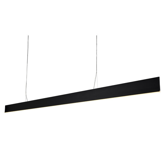 Fantasia Fantasia Pure lange LED-Pendelleuchte aus schwarzem Aluminium, 250 cm, 42W integrierte LED, 3000K warmweiß