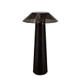 Fantasia Lampe de table LED Fantasia FAR, noire, batterie rechargeable, 1,6W, 170 lumens, IP44, 282 x 158 mm