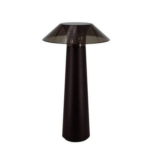 Fantasia Fantasia FAR LED tafellamp, zwart, oplaadbaar met batterij, 1,6W, 170 lumen, IP44, 282 x 158 mm