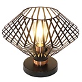 Fantasia Fantasia Shary lampe de table noir+cuivre - lampe en acier avec 1x douille E27, IP20