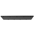 Fantasia loser Aufputzsockel 9L, schwarz, 115 x 30 x 2,5 cm - Stahlsockel, IP20