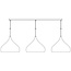 Fantasia Fantasia surface-mounted base 120 cm for pendants, white, 3 holes with strain reliefs, steel, IP20, 220-240V