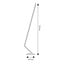 Fantasia Ximon lampadaire design forme tige noir, LED 24W intégrée, 3000K blanc chaud, dimmable, hauteur 1534 mm