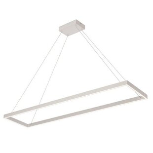 Fantasia Design Haengelampe Rechteck weiss, 53W LED