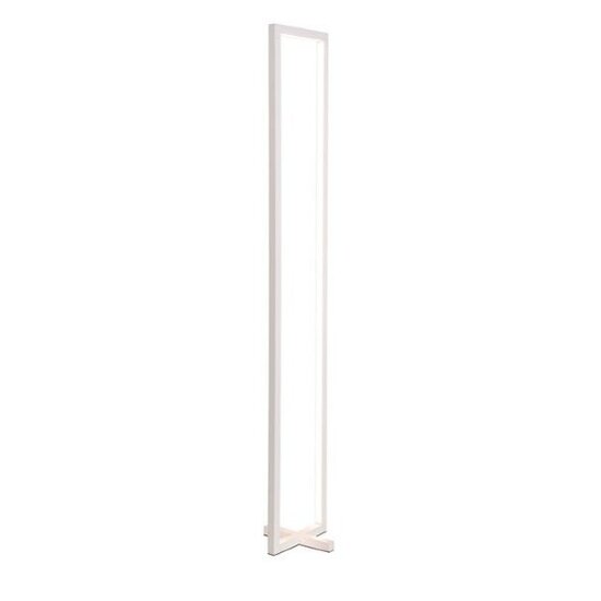 Fantasia Fantasia GURI lámpara de pie en marco blanca 200x1200mm, regulable, LED 47W, 3000K blanco cálido