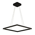 Fantasia Fantasia GURI lámpara colgante LED cuadrada negra 60x60cm, 64W, 3000K, 2275 lúmenes, regulable