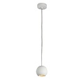 Fantasia Lámpara colgante Fantasia Triton con pantalla de bola de acero, GU10 (excl.), Ø 100 mm, negra