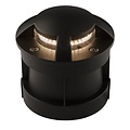 Fantasia Fantasia Beacon 4 foco de suelo negro con 4 puntos de luz, COB LED 5W, 3000K, 400 lúmenes, IP67, diámetro 130mm