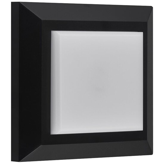 Fantasia Fantasia NOKI applique carree noire IP65 - LED SMD integree 3W 290lm 3000K pour exterieur