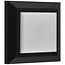 Fantasia Fantasia NOKI aplique cuadrado negro IP65 - LED SMD integrado 3W 290lm 3000K para exterior