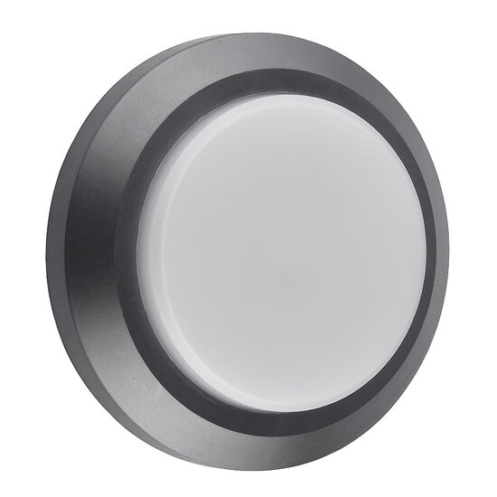 Fantasia Fantasia NOKI applique ronde grise IP65 - LED SMD integree 3W 275lm 3000K pour exterieur