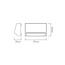 Fantasia Fantasia KITO wandlamp zwart IP65 - geintegreerde SMD LED 1,3W 170lm 3000K accentverlichting