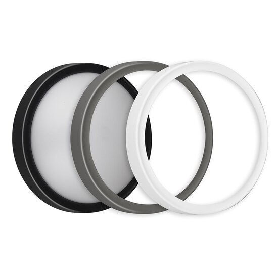 Fantasia Fantasia Milo applique murale extérieure ronde, IP65, LED SMD 8W 840 lumens, 3000K blanc chaud, Ø213 mm