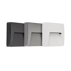 Fantasia SIBO aplique LED IP65 cuadrado, 3 tapas