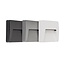 Fantasia Aplique de pared LED Fantasia SIBO IP65 cuadrado, 310 lm, 3000K, con tapa negra, blanca y gris