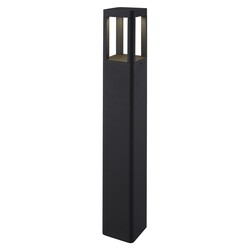 Fantasia TUVA poste de jardín negro 650mm, 4 lados abiertos