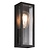 Fantasia Aplique de pared Fantasia Kelso exterior E27 negro mate