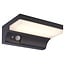 Fantasia Aplique de exterior Fantasia NORD negro, panel solar, sensor, LED SMD 2W 3000K, IP65