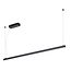 Fantasia Fantasia GURI lange schmale Lichtleisten-Pendelleuchte schwarz 120cm, 38W LED, 1004 Lumen, dimmbar