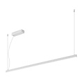 Fantasia Fantasia GURI lámpara colgante larga y fina en barra luminosa negra 120cm, LED 38W, 1004 lúmenes, regulable